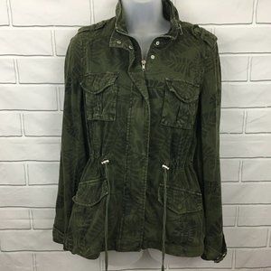 White Crow Womens Anorak Utility Jacket Sz M Zip S